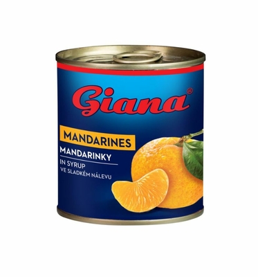 Mandarínky v sladkom náleve 